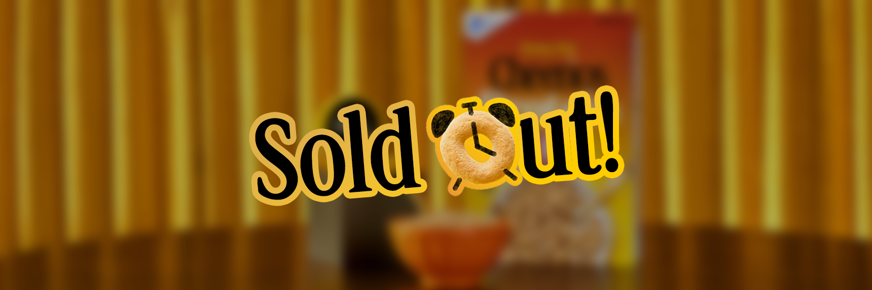 Sold out banner